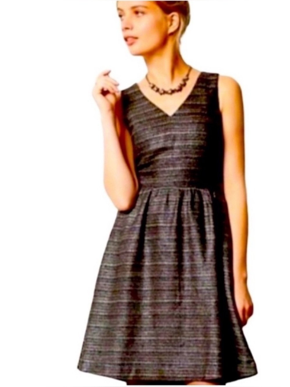 Anthropologie Moulinette Soeurs
Metallic Tweed Dress